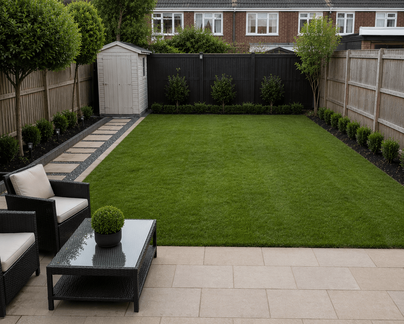 Full garden transformation in Billericay — landscaping by Summerfield Landscapes